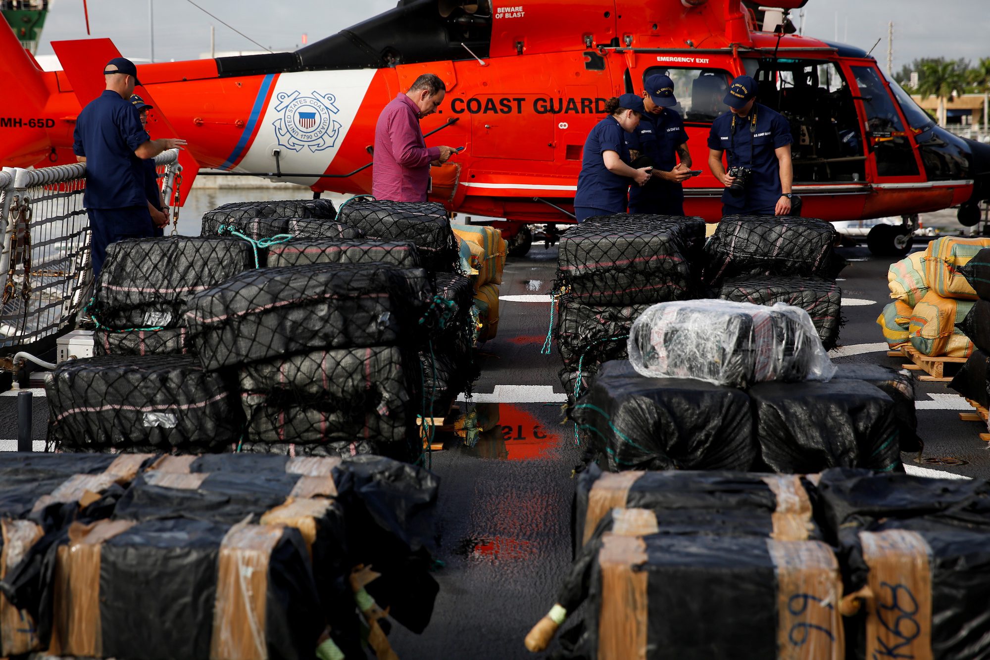 U.S. Coast Guard Offloads $504 Million Worth of Seized Drugs in Port Everglades