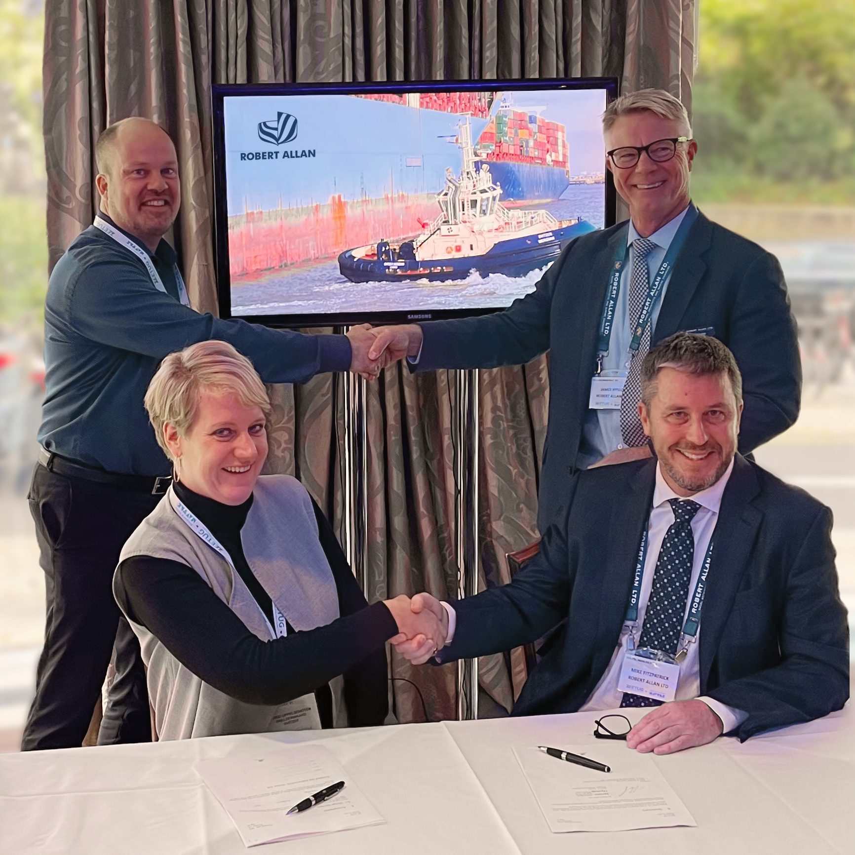 Robert Allan and Svitzer Sign a Major Agreement Aimed at Reducing Tug Emissions