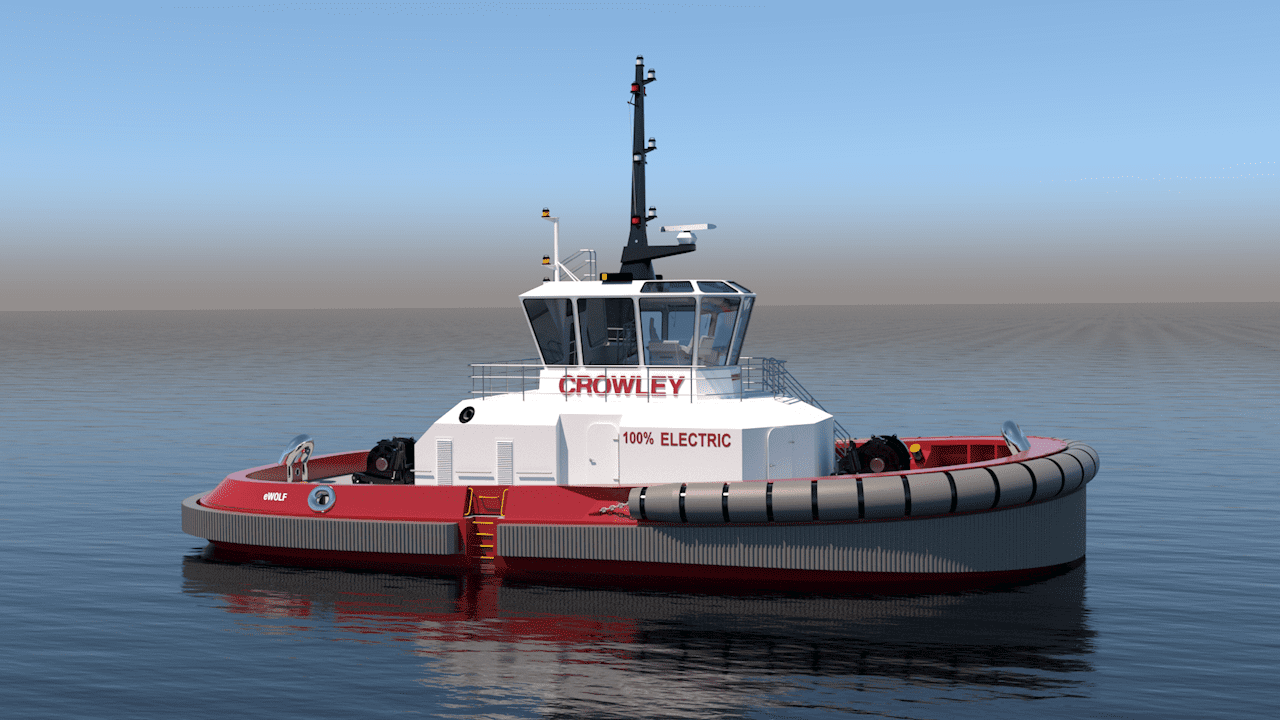 SCHOTTEL propulsion systems for first fully electric U.S. tugboat eWolf