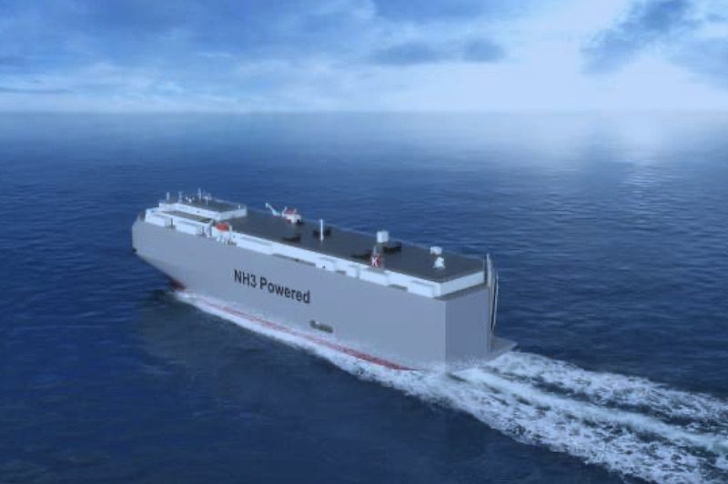 “K” Line Ammonia-Fueled Car Carrier Design Wins Class Approval