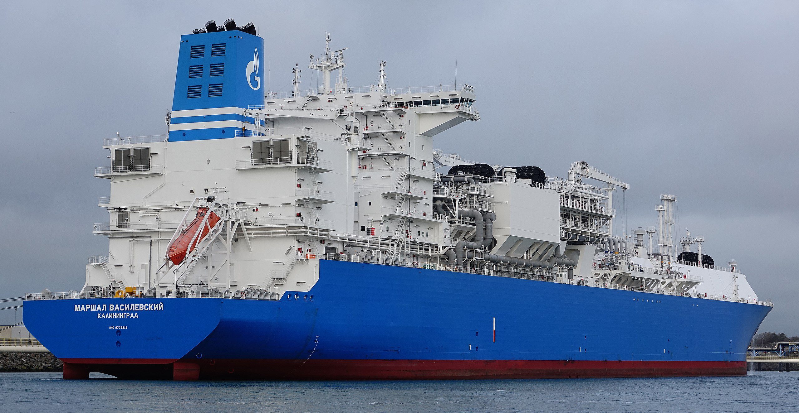 Russian LNG Vessel Back in Baltic Amid Tensions Over Ukraine, Gas Supplies