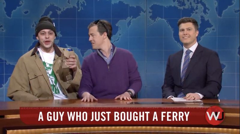 Watch: ‘SNL’ Stars Talk Buying a Staten Island Ferry on Weekend Update