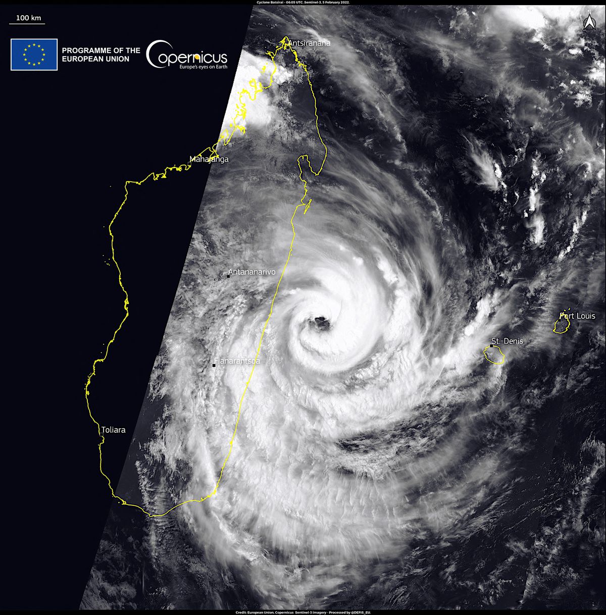 Cyclone Batsirai Causes Devastation Along Madagascar’s Eastern Coastline
