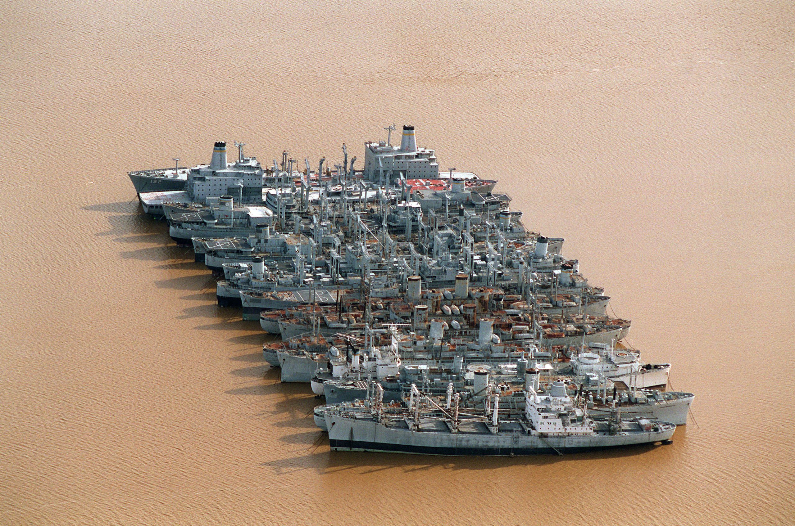 MARAD US Mothball Ship Fleet
