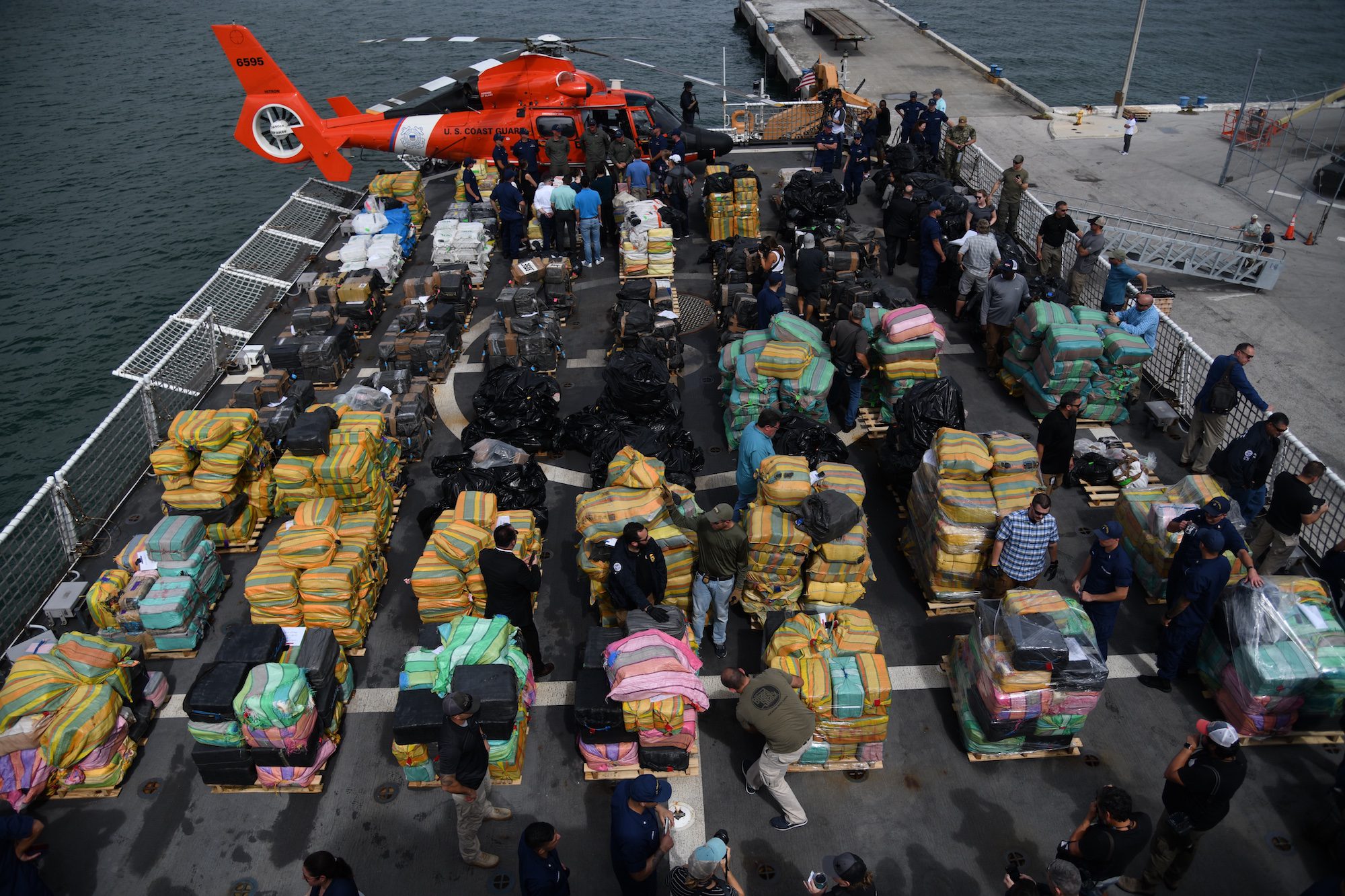 U.S. Coast Guard Offloads Over $1 Billion Worth of Drugs at Port Everglades