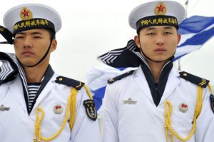 PLA Chinese Navy sailors