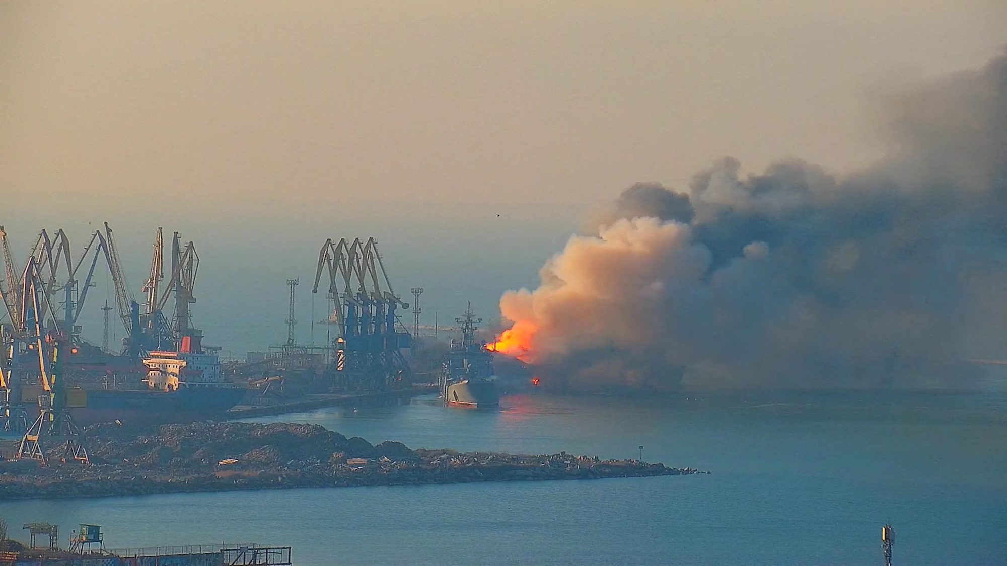 Explosion in Ukraine Port