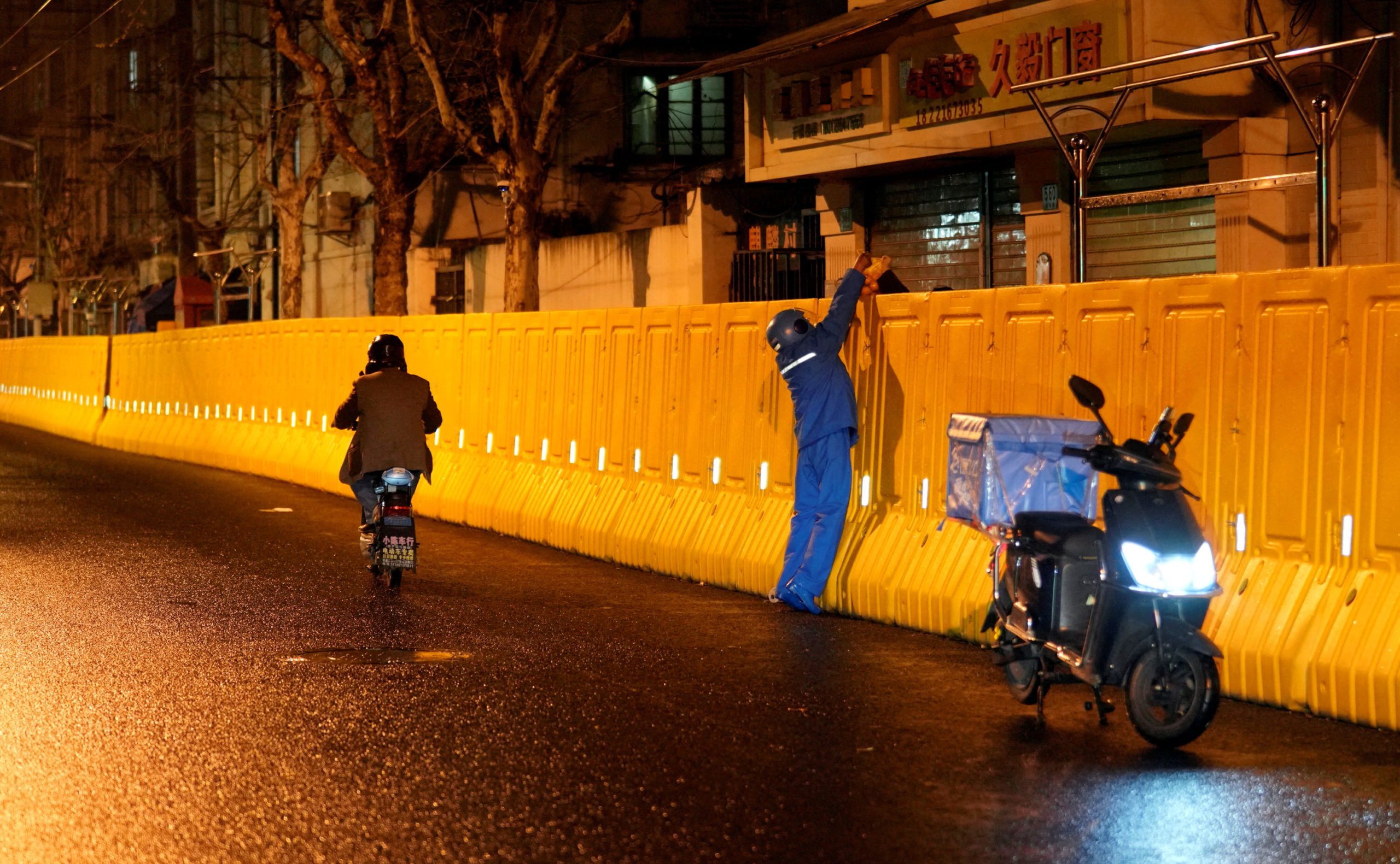 Shanghai Lockdown Barriers