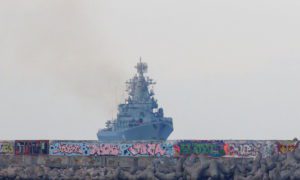 Russian Navy Flagship In Sevastopol