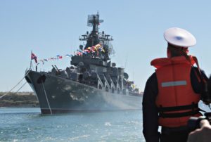Russian black sea flagship Moskva
