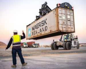 Maersk Sealand Shipping Container
