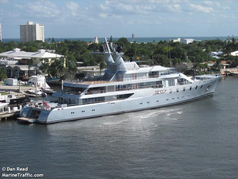 Russian Oligarch’s Megayacht Location Is Turned Back On After Going Dark For 12 Days 