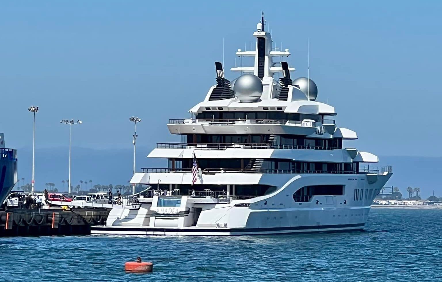 'Amadea' docked in San Diego