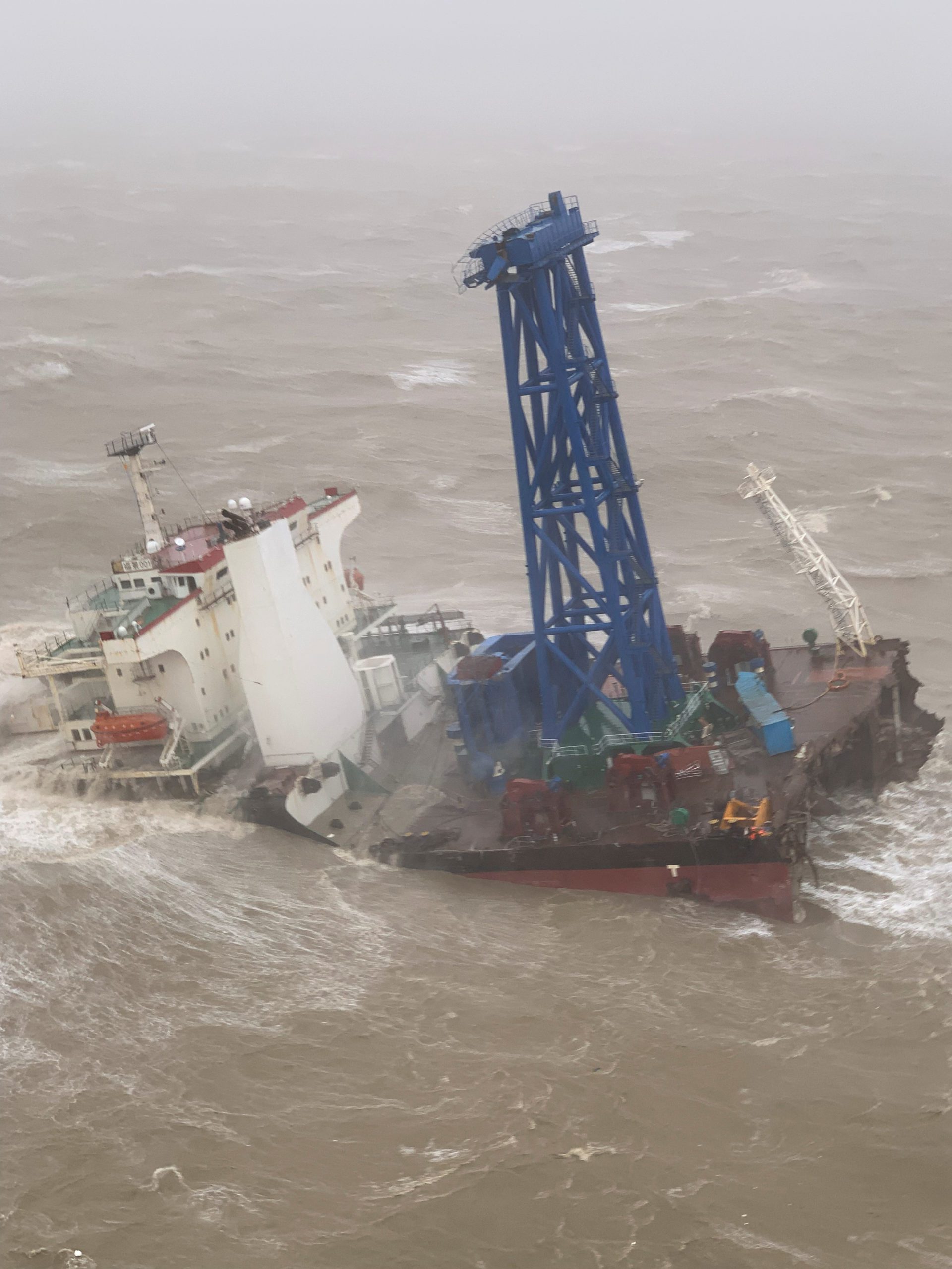 Chinese  Vessel Snapped In Two By Typhoon Chaba, A Dozen Bodies Retrieved