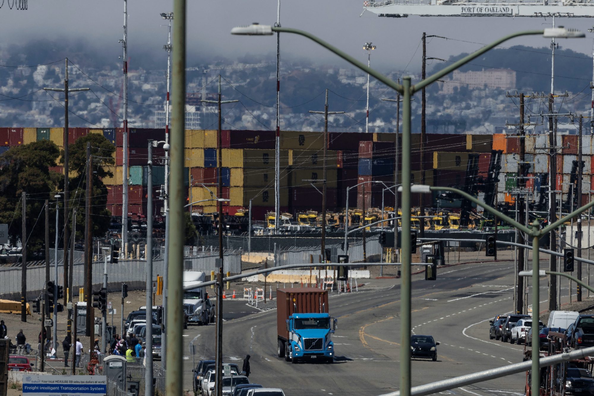 Trucker Blockade Continues at Port of Oakland