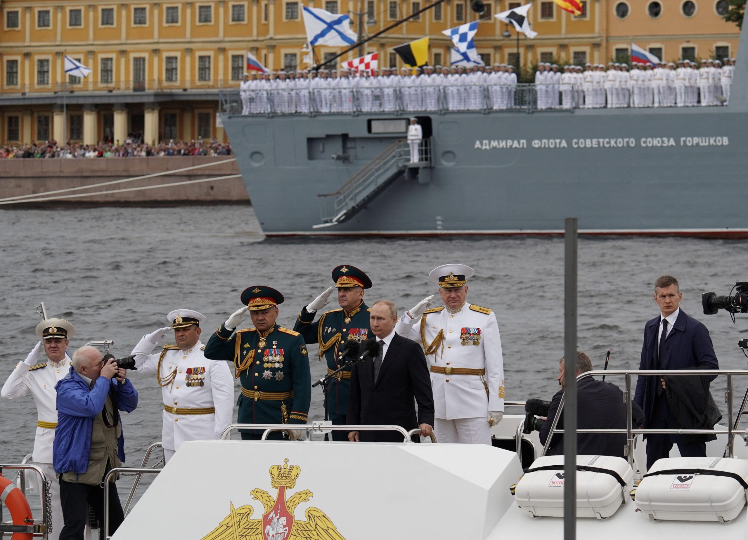 On Navy Day, Putin Cast United States As Main Rival