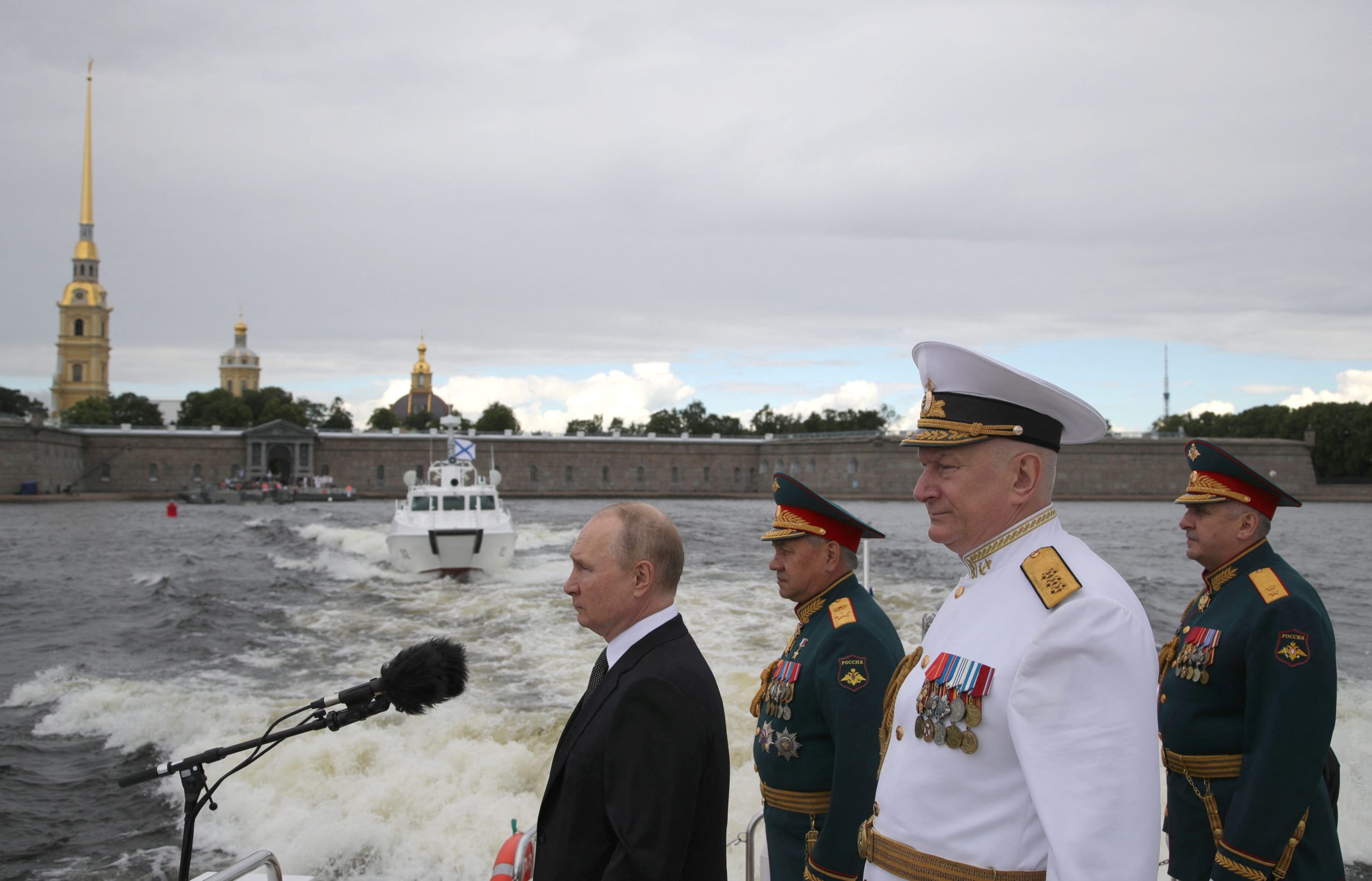 Putin Navy Day Ship