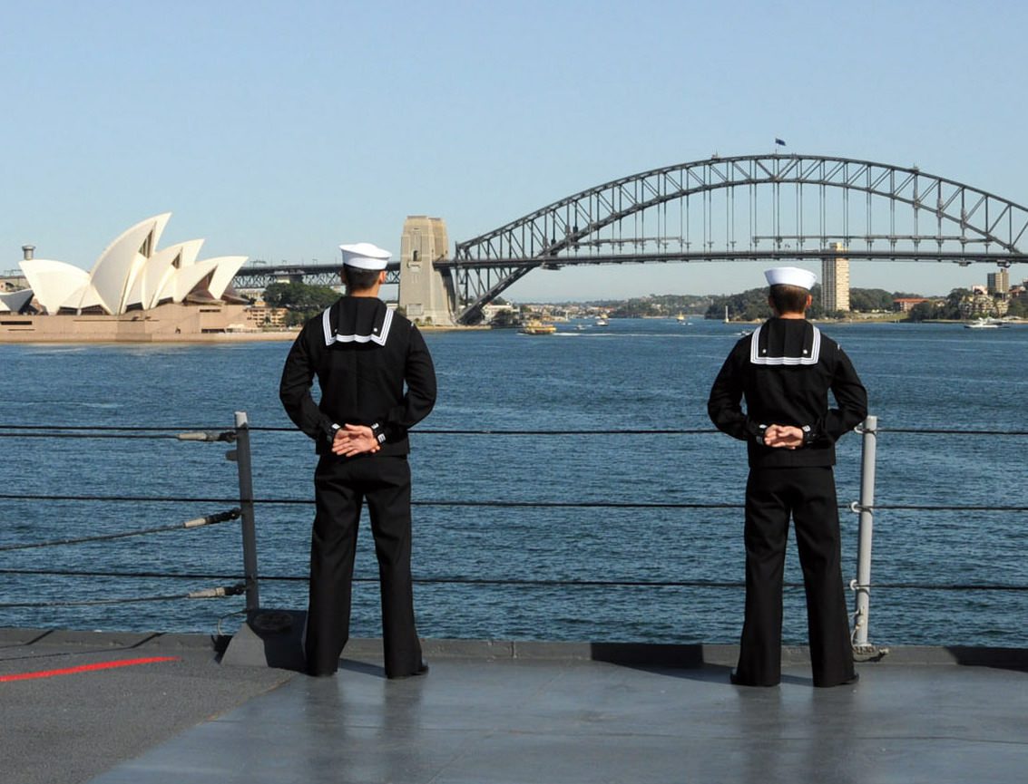US Navy Sailor in SYDNEY Australia