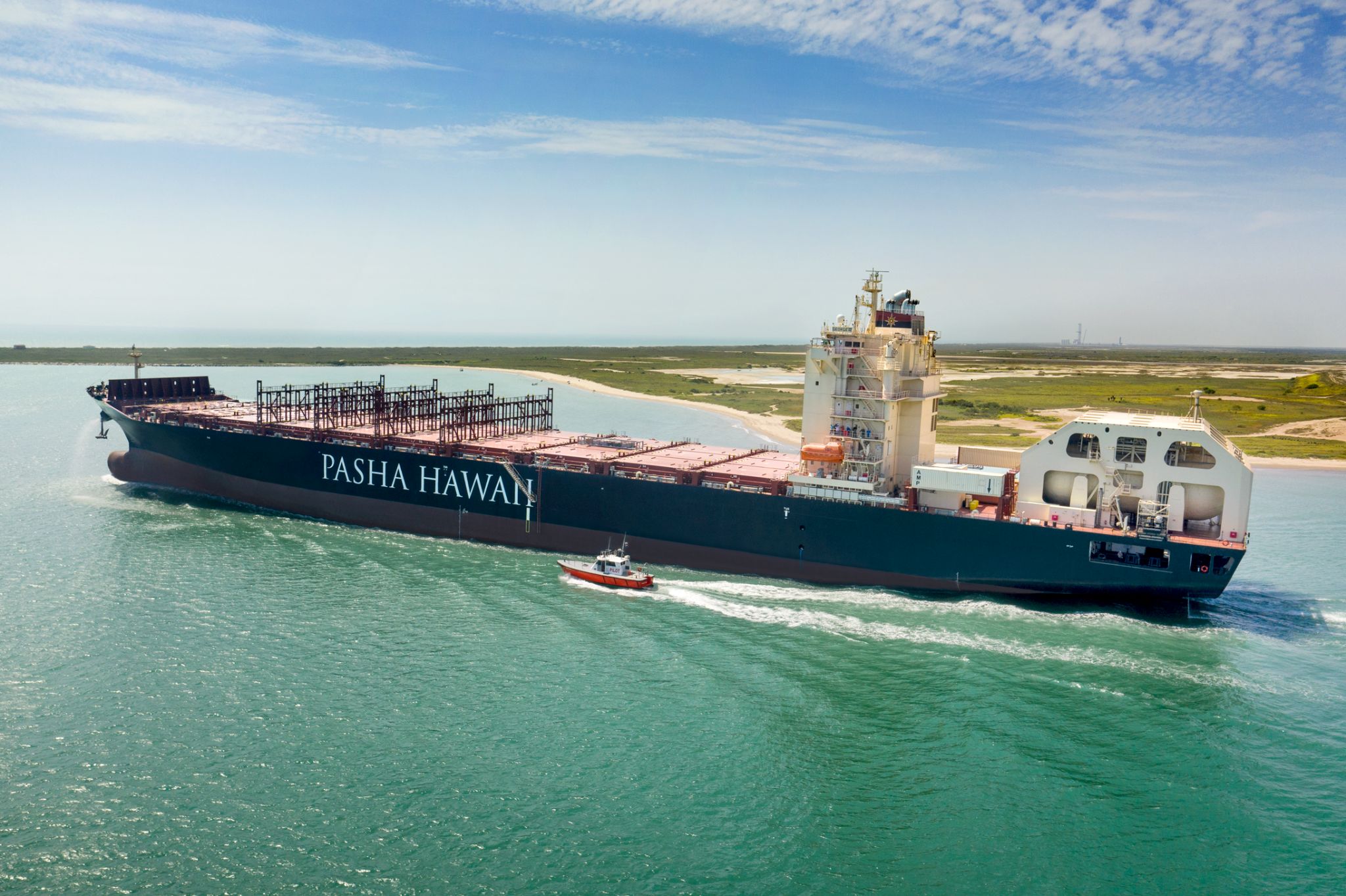 Pasha Takes Delivery of LNG-Powered Containership for Hawaii Trade