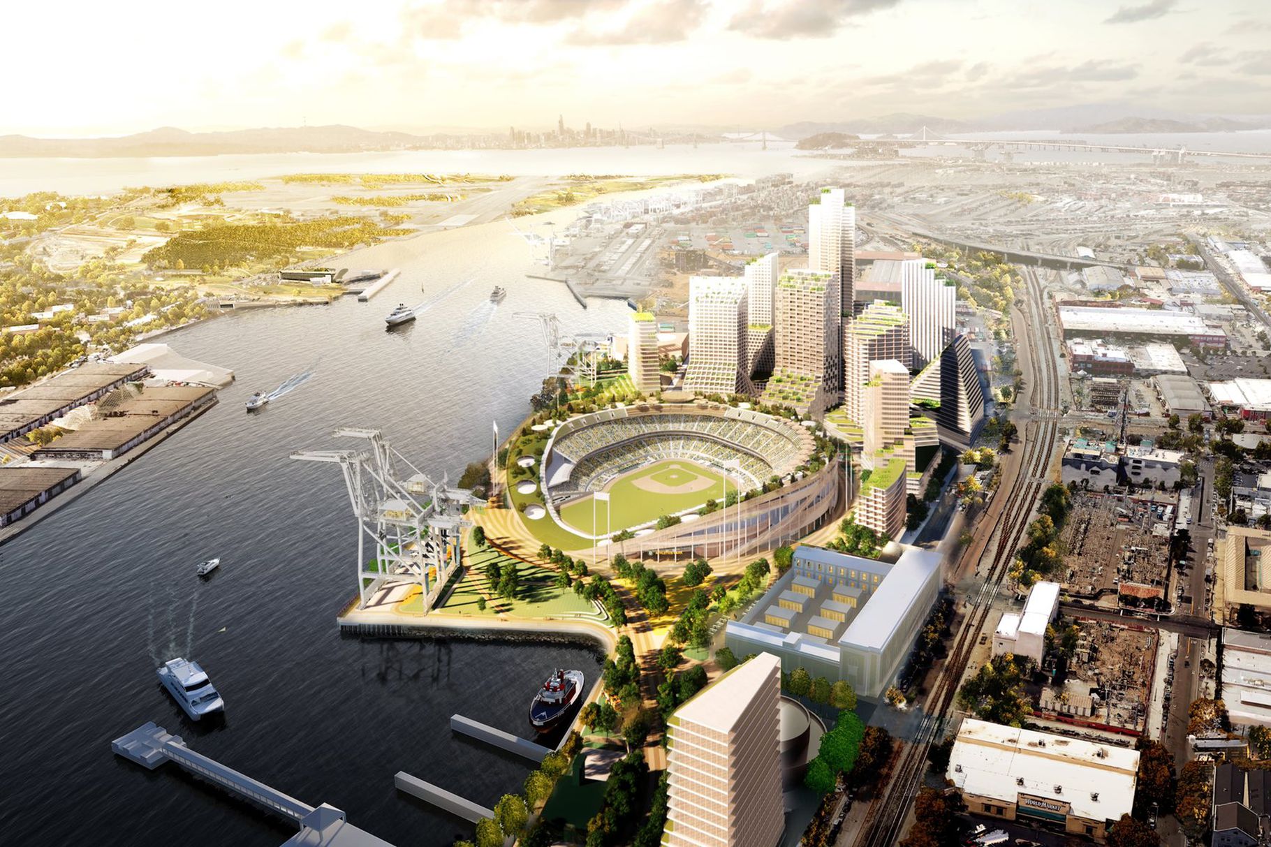 Oakland A’s Win Key Approval for Waterfront Stadium at Port Site Useful to Shipping