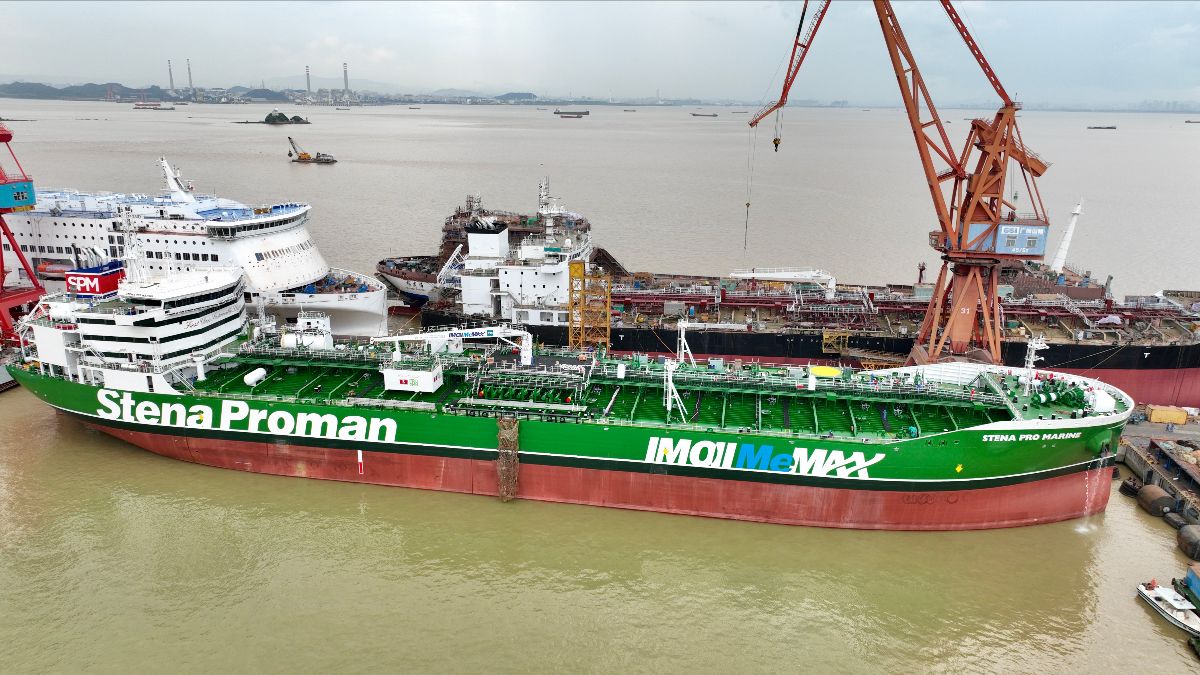 Proman Stena Bulk Takes Delivery of Second Methanol-Powered MR Tanker
