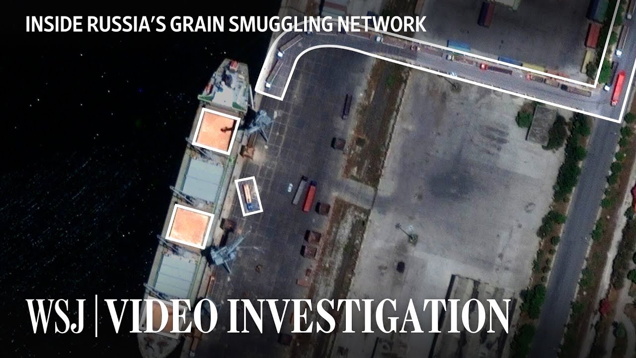 WATCH Russia’s Secret Logistics Network To Steal Ukrainian Grain