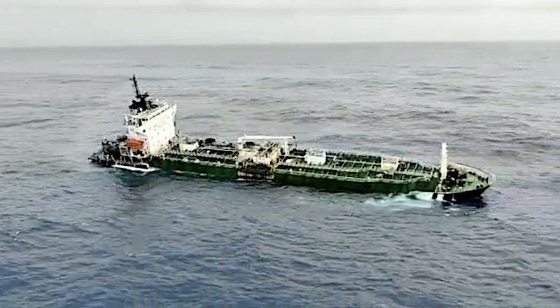 22 Rescued After Abandoning Product Tanker Taking on Water in Arabian Sea