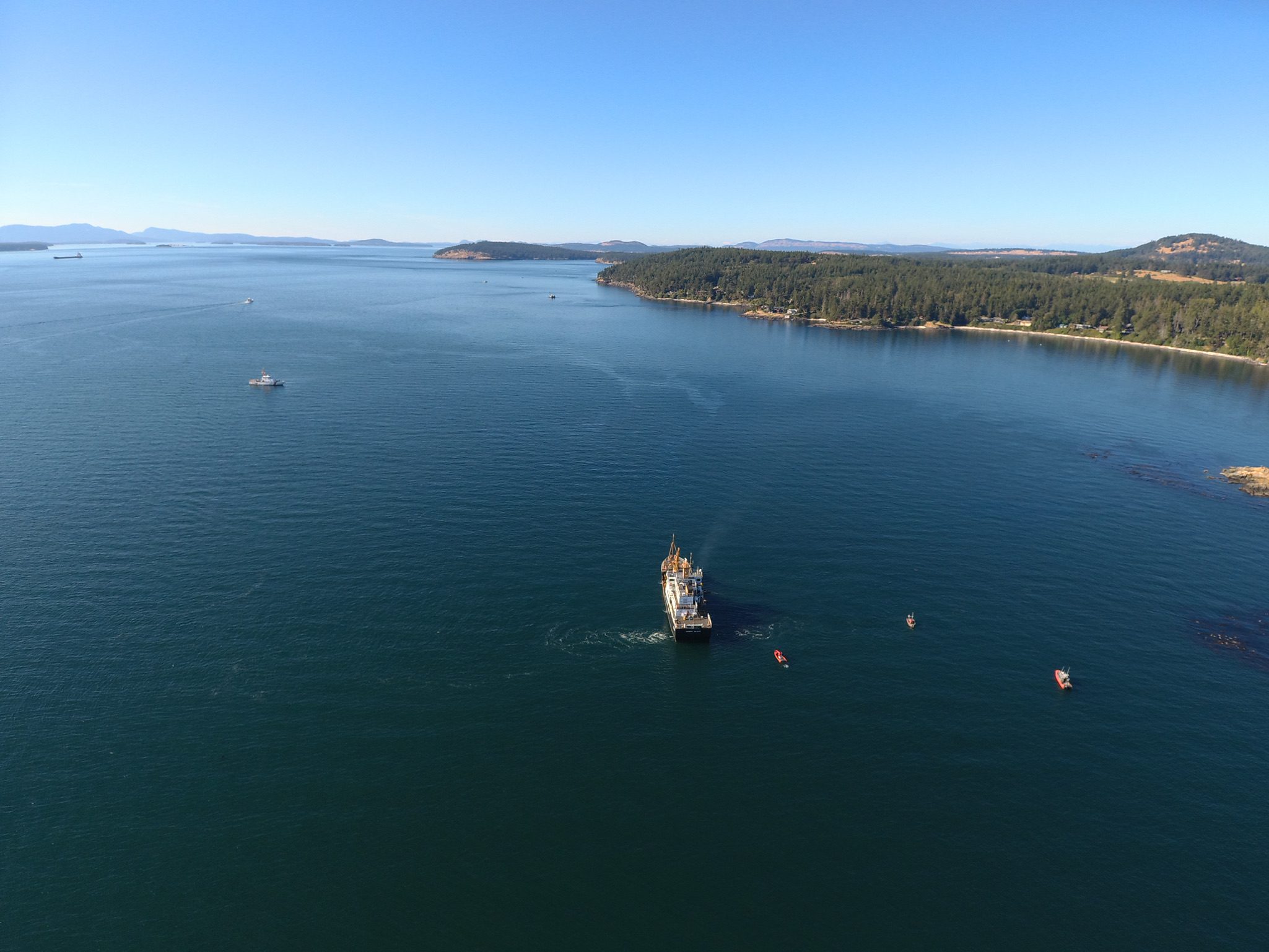 Oil Spill Response Continues for Sunken Fishing Vessel in Washington