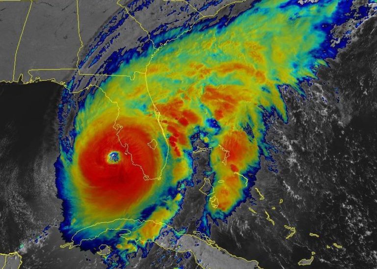 Hurricane Ian Makes Landfall with 150 MPH Winds Inside Storm