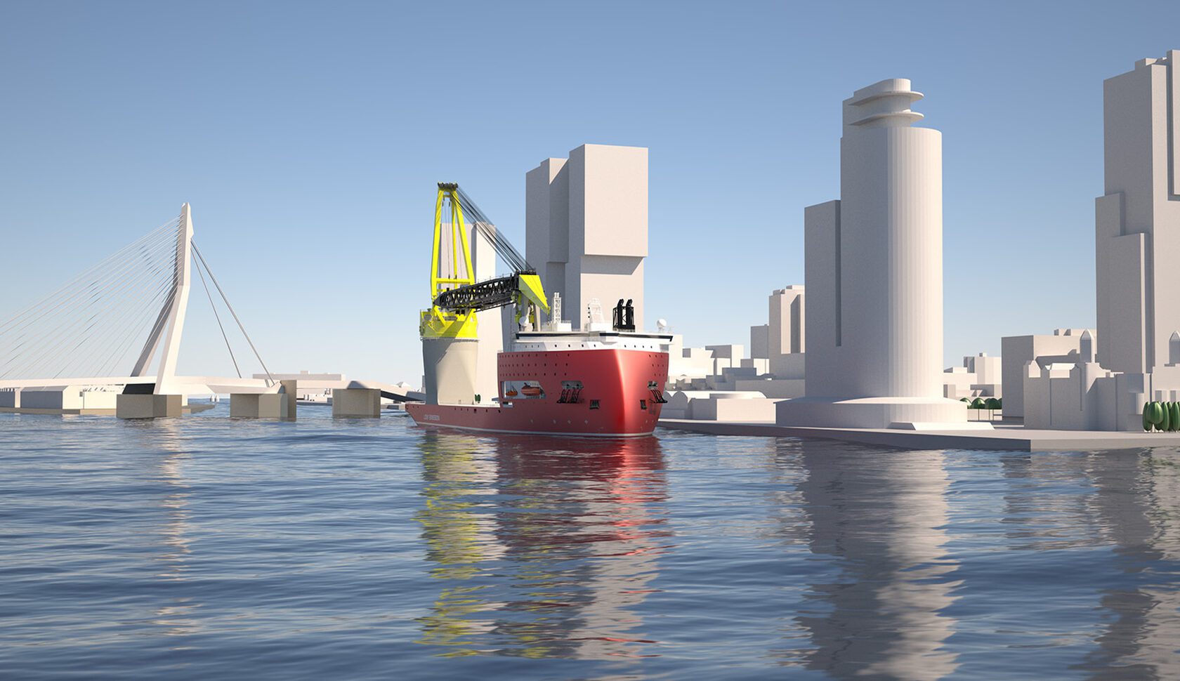 Ulstein Introduces High-Capacity Offshore Wind Foundation Installation Vessel Design
