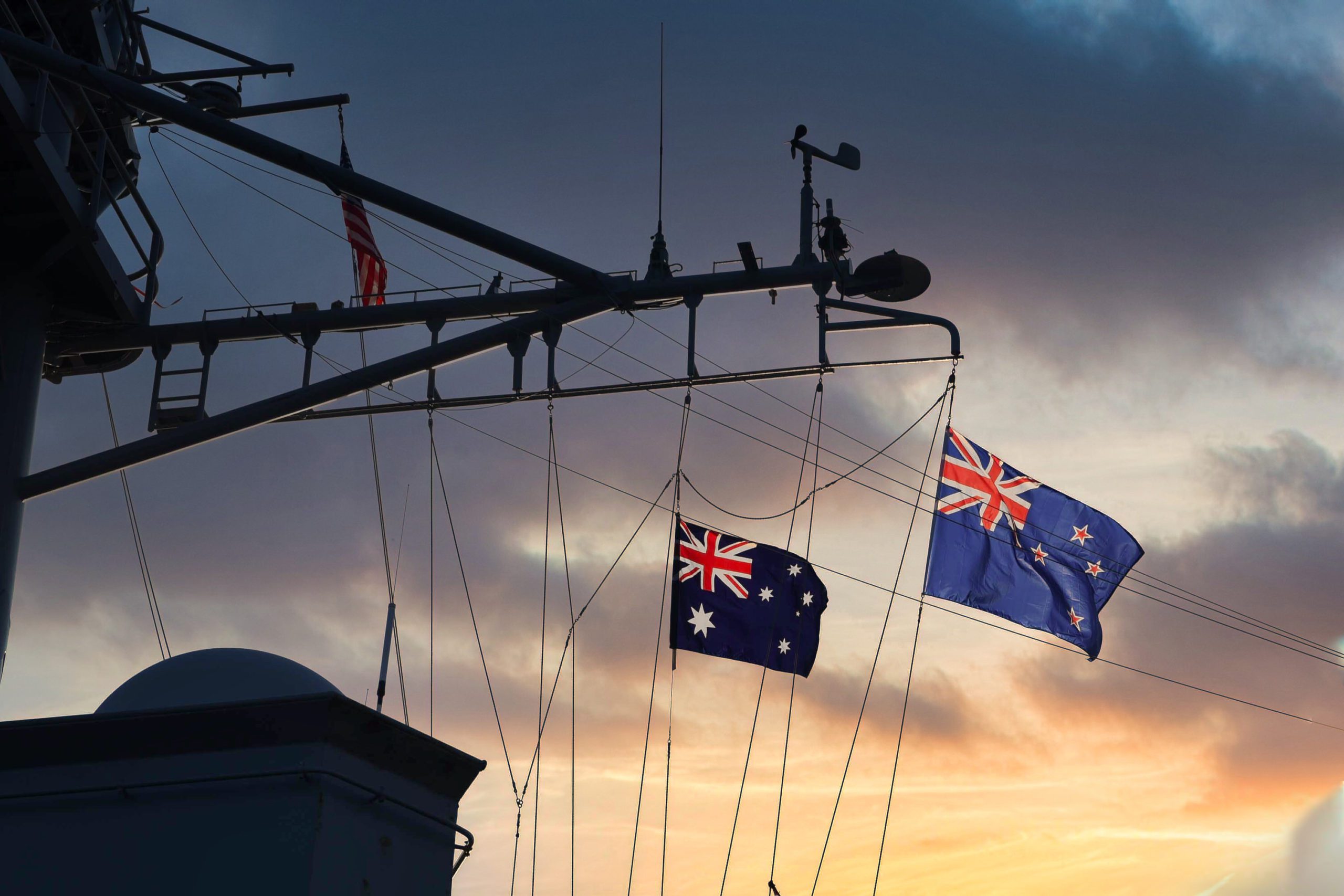 Flags from Australia and New Zealand