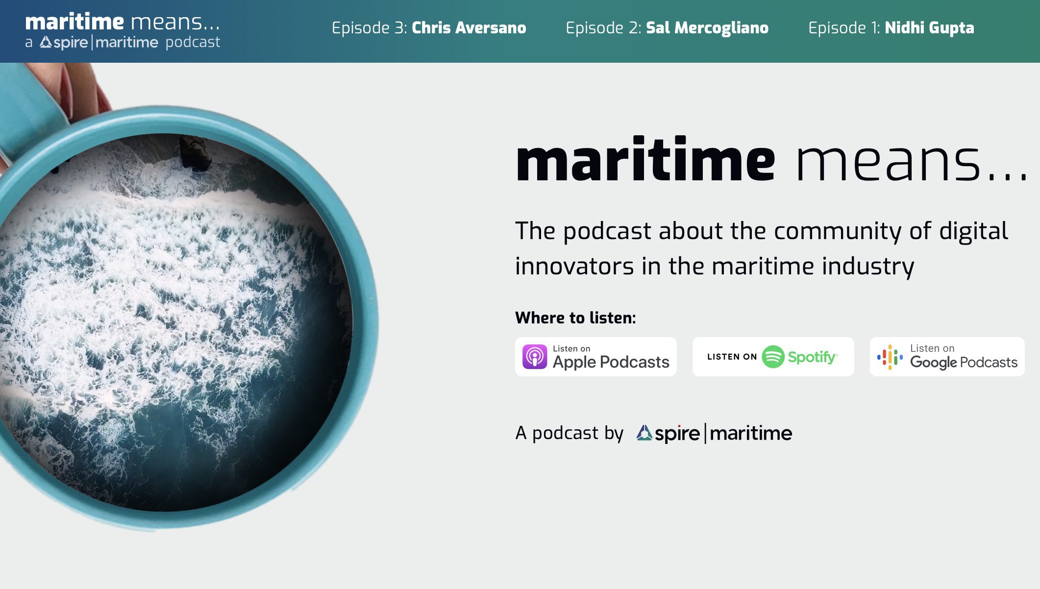 Spire Launches New Maritime Podcast