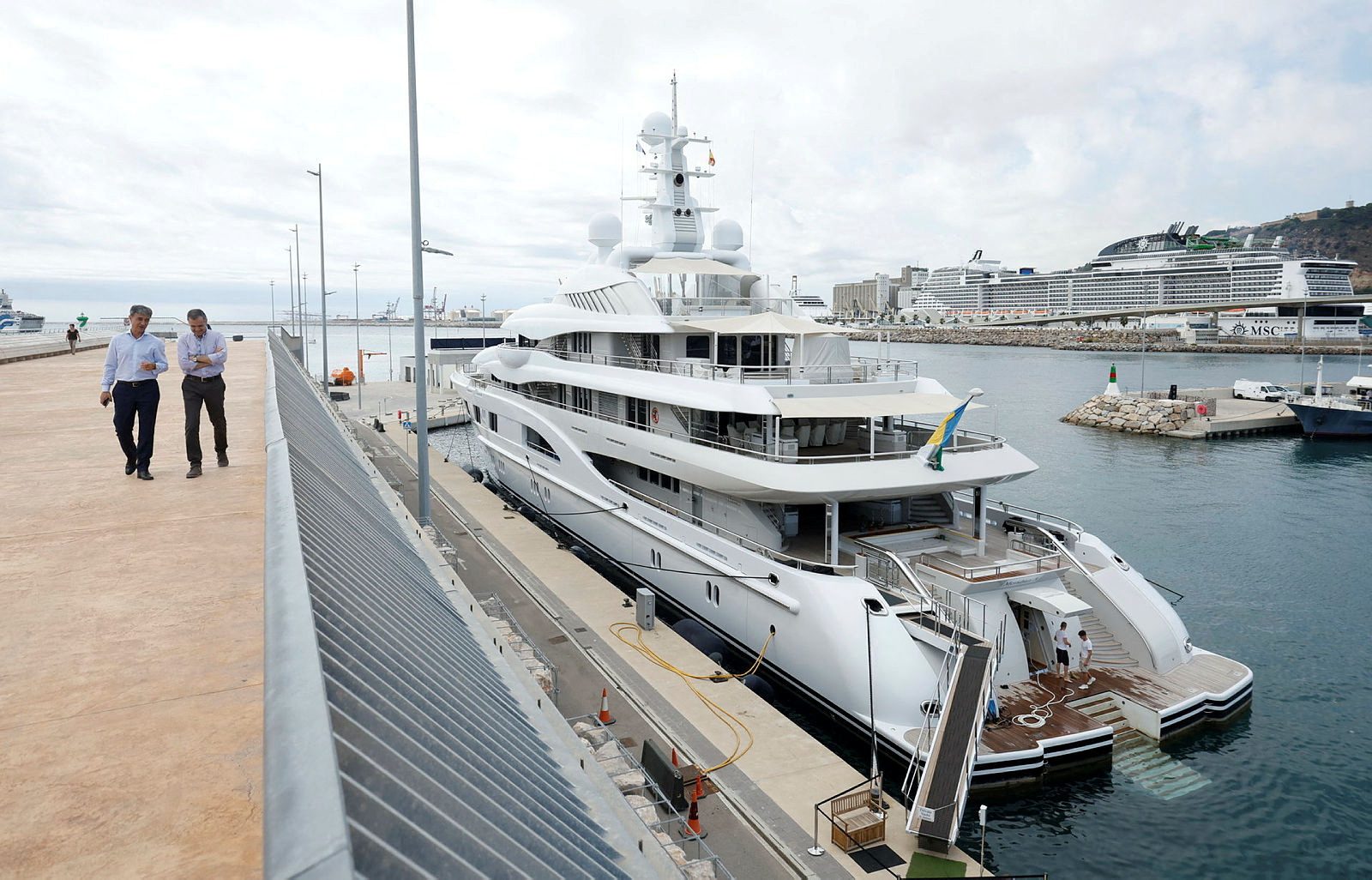 Spain Moves Yacht Linked to Russian Oligarch After Shipyard Payments Stop