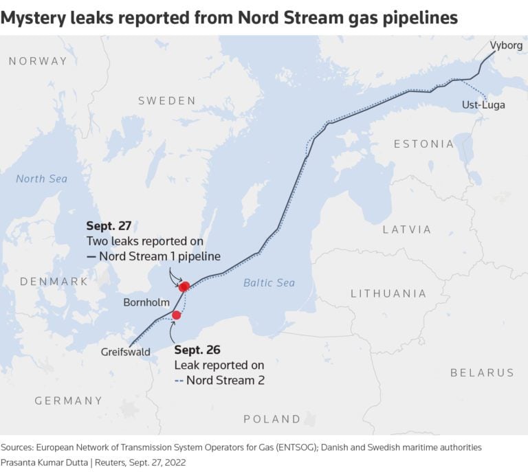 Who's To Blame For The Nord-Stream Gas Pipeline Leak?