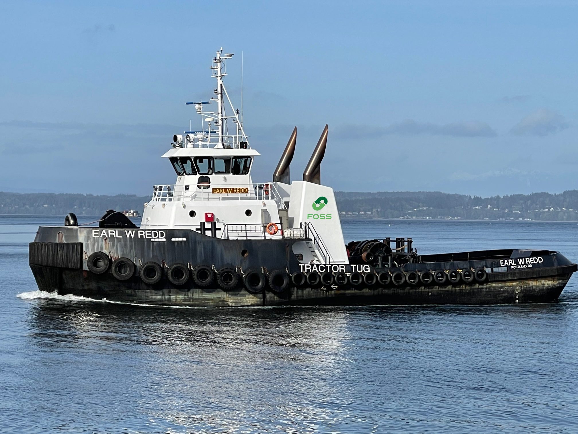 Foss Charters the Earl W Redd from Tug Construction, LLC