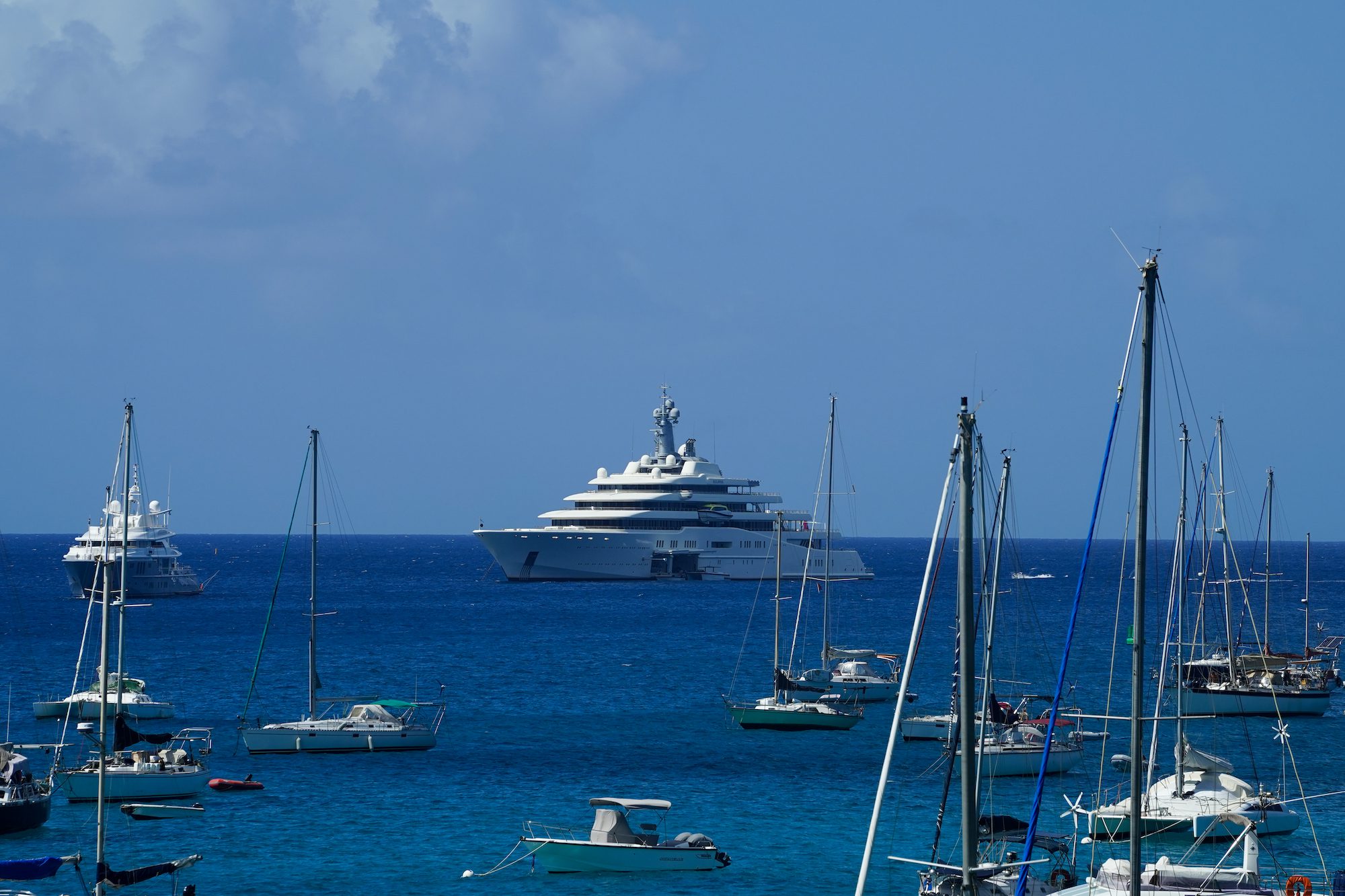 Superyacht Party in the Caribbean