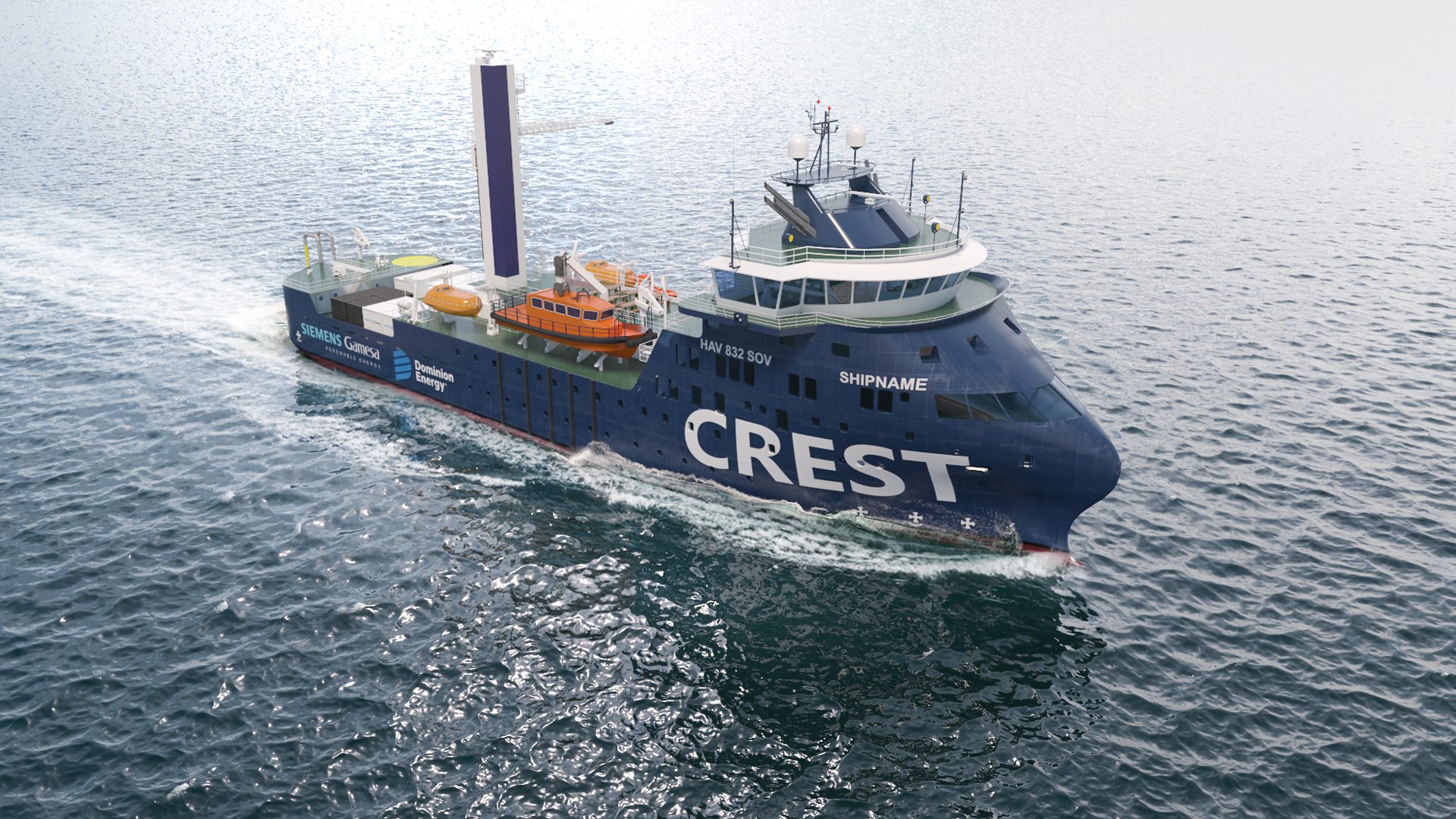 Fincantieri Bay Shipbuilding Picked to Build Wind Farm Service Operation Vessel for Crowley and ESVAGT