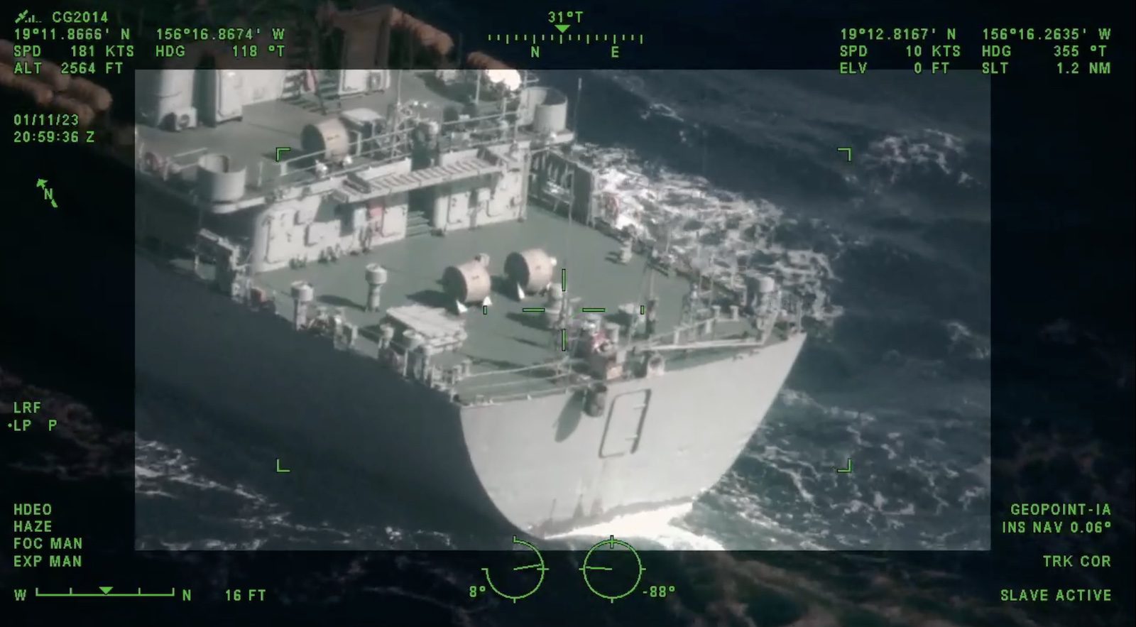 Coast Guard Monitoring Russian Surveillance Ship Off Hawaii
