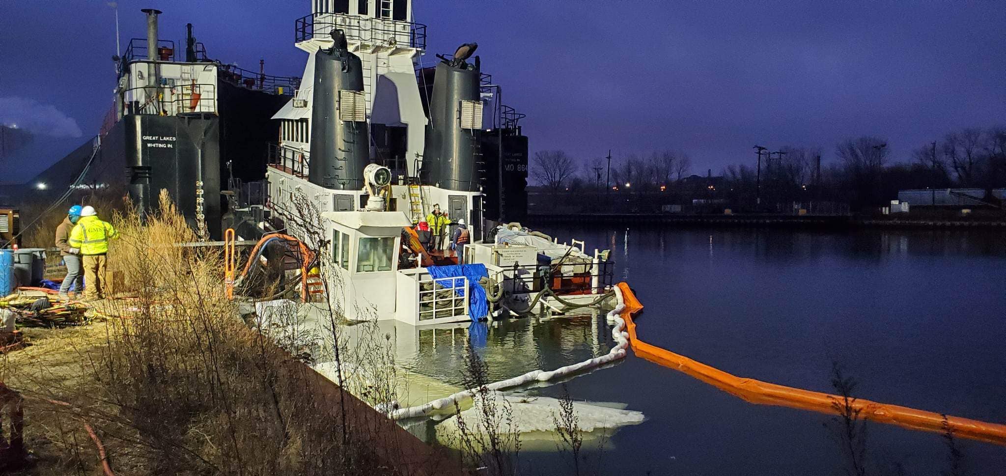 Efforts Underway to Refloat Towing Vessel in Port of Milwaukee