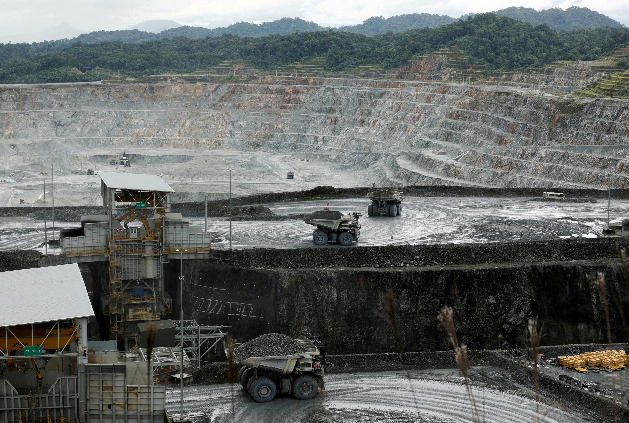 Cobre Panama mine owned by First Quantum Minerals in Donoso. REUTERS/Aris Martinez