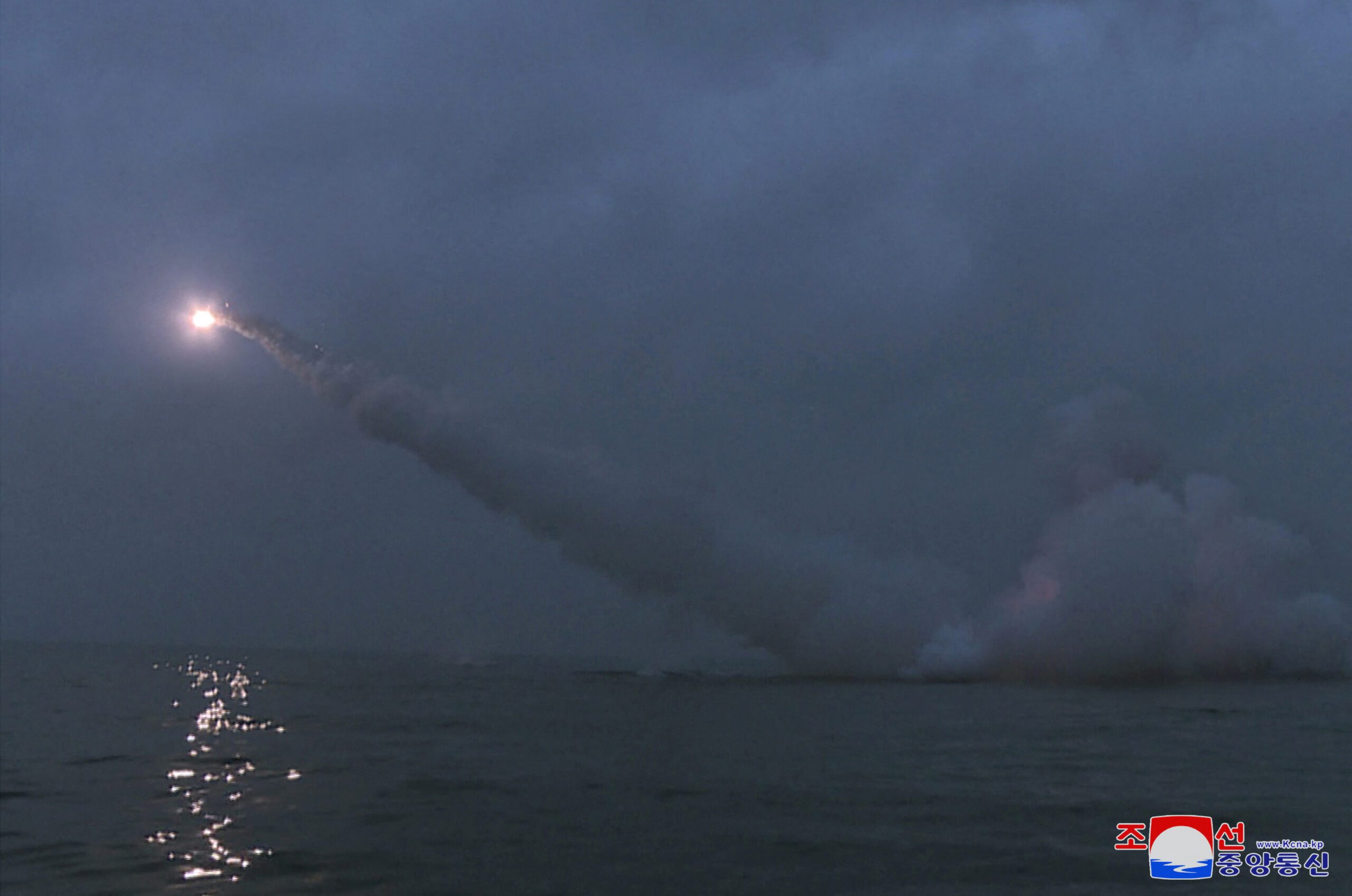 North Korea Launches Underwater Cruise Missiles Drills
