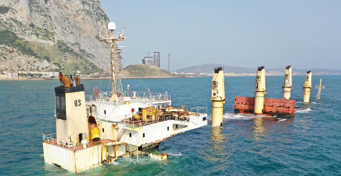 Contractors Revise Timeline for OS 35’s Wreck Removal Off Gibraltar