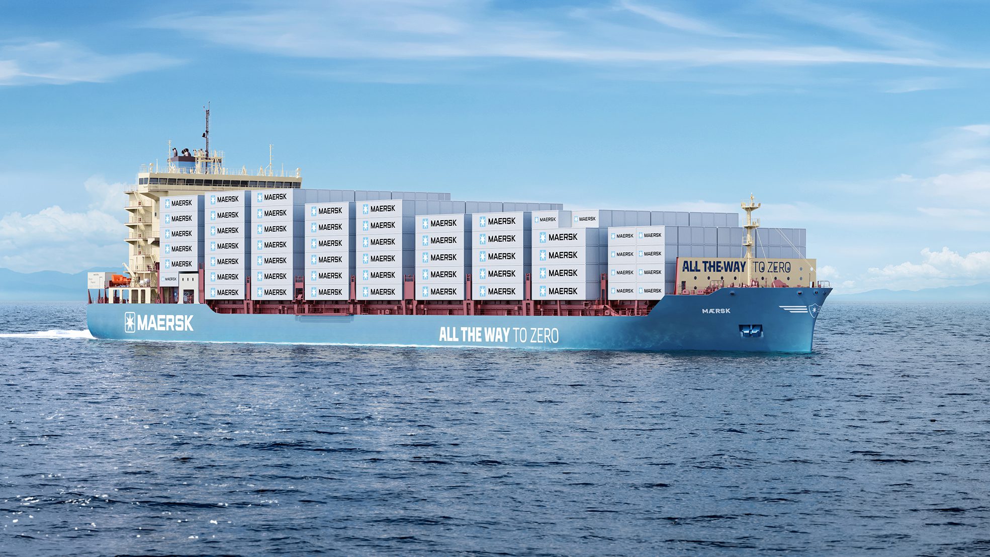 Maersk Secures Green Methanol Supply for Maiden Voyage of First Dual-Fuel Containership
