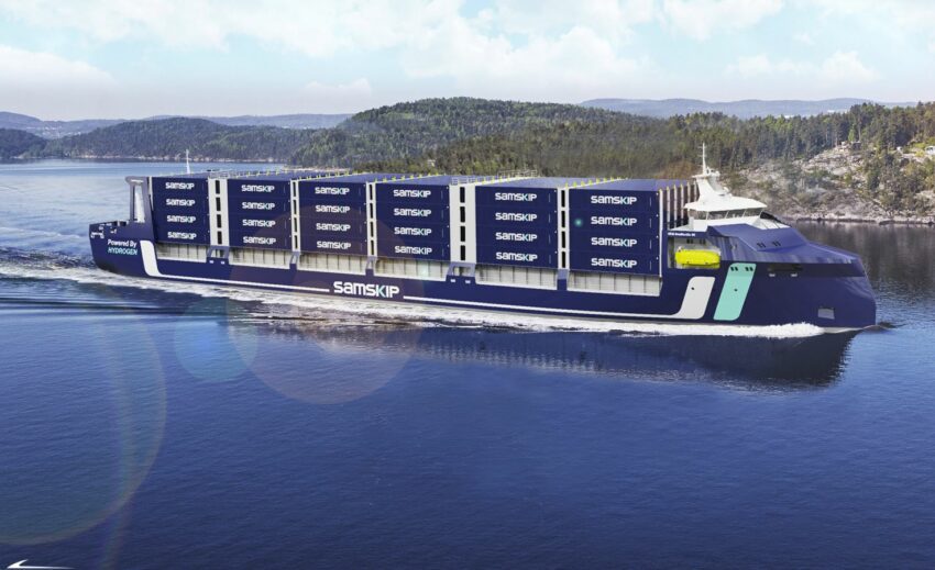 Samskip Orders Pair of Hydrogen-Powered Short-Sea Containerships