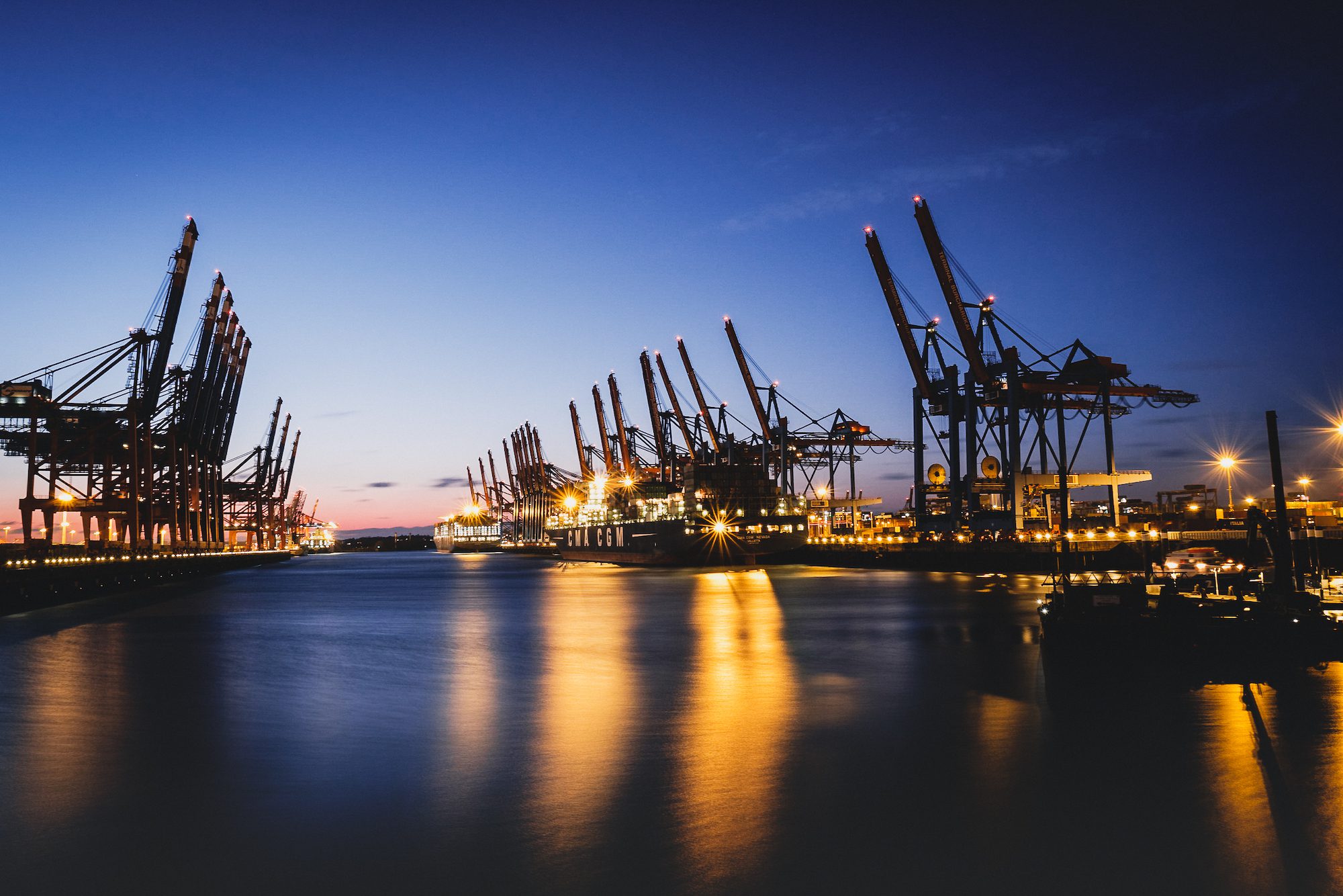 Union Worker Strike Closes Germany’s Hamburg Port to Large Ships