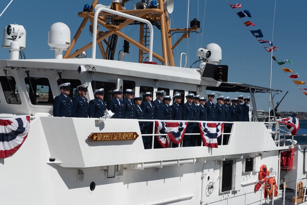 Coast Guard Commissions Newest Cutter Warren Deyampert