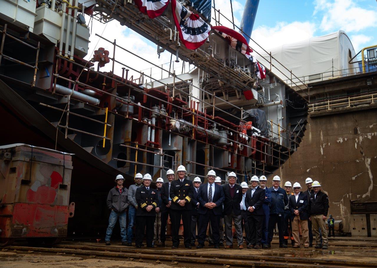 Philly Shipyard Lays Keel for Third National Training Ship