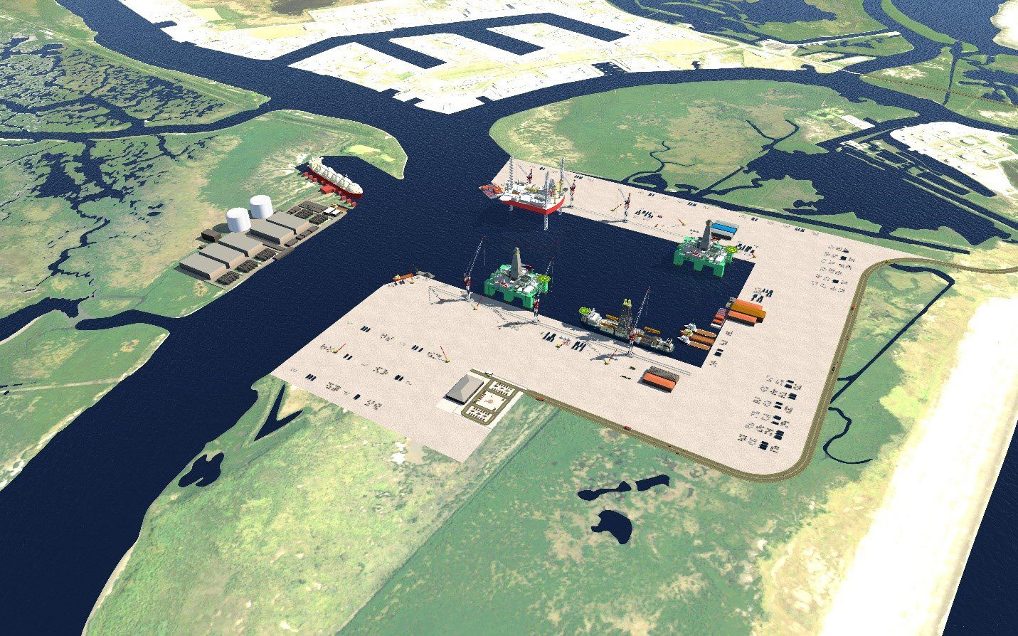Port Fourchon’s Fourchon Island Deepwater Port Plan Moves Forward