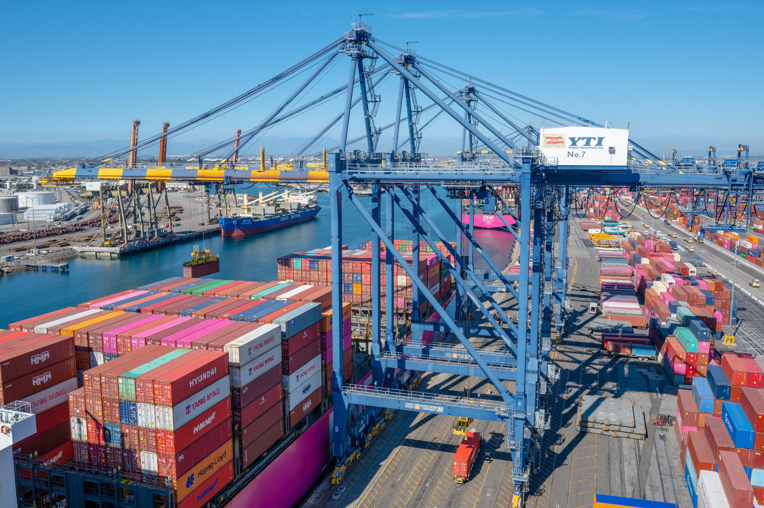Container Volumes at Port of Los Angeles Rise for Second Straight Month, But Pace Lagging Pre-Pandemic