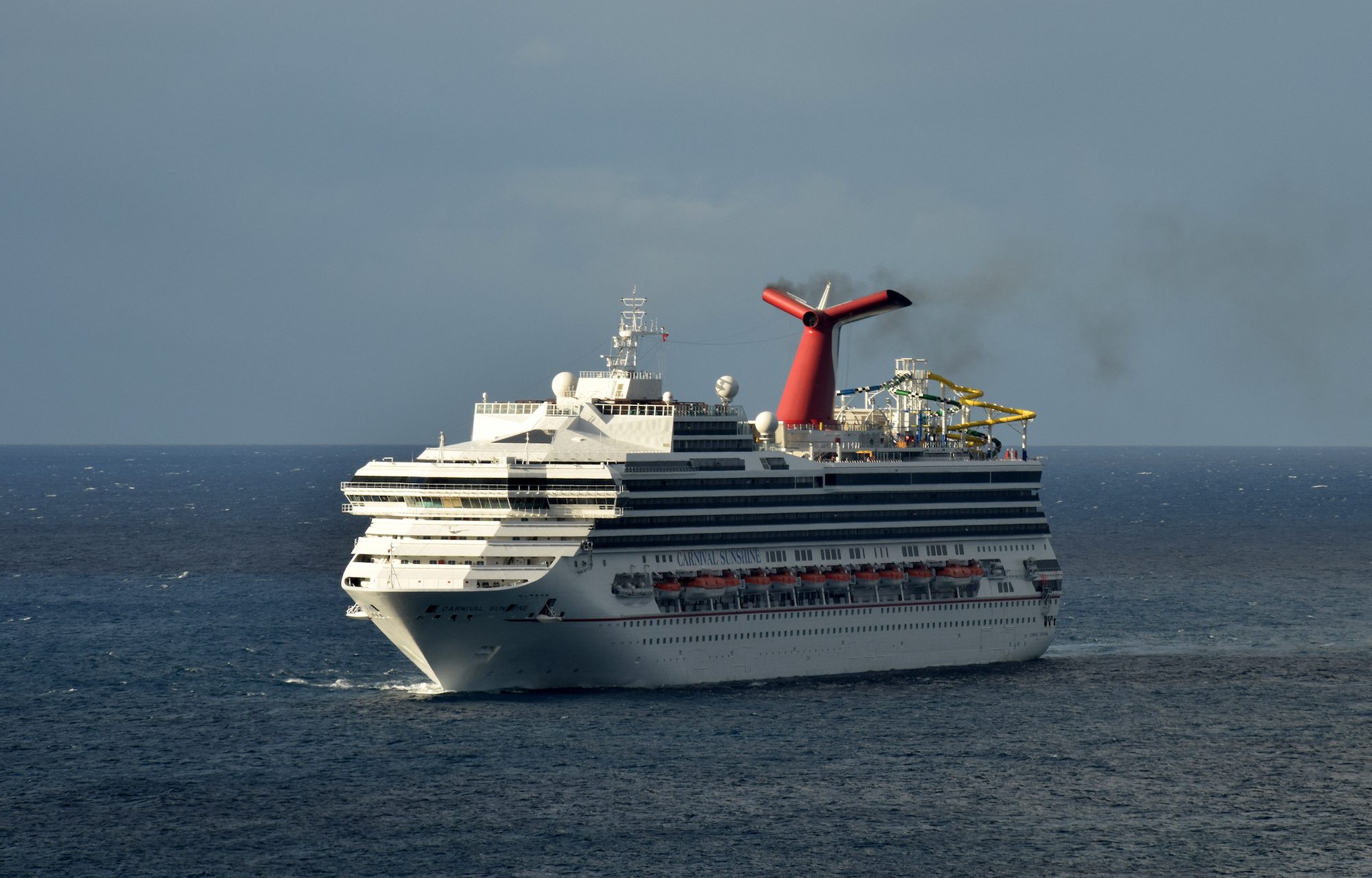 Carnival Sunshine cruise ship underway at sea